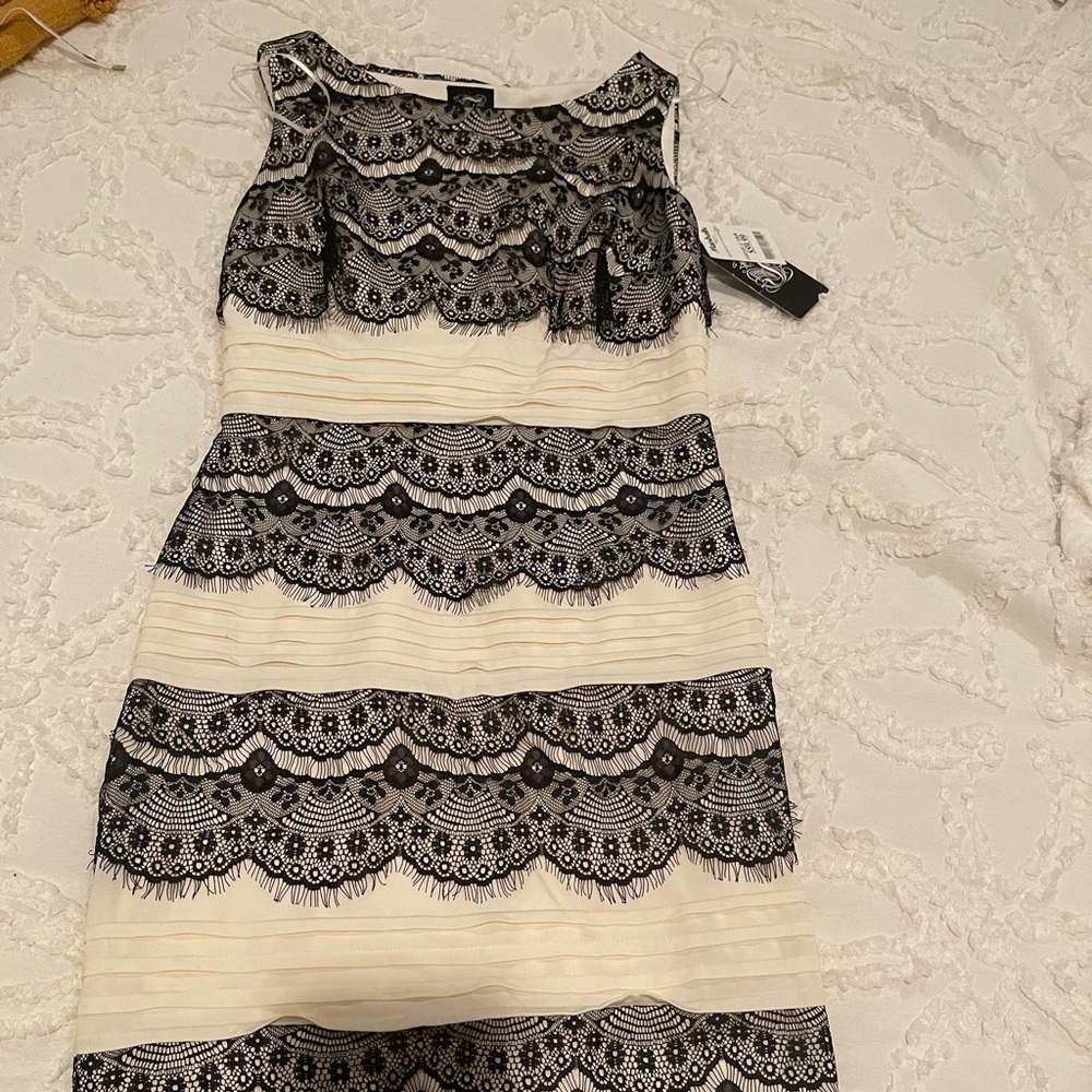 Black and white cocktail dress - SOLD
